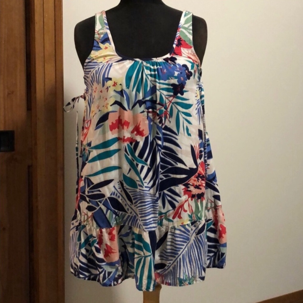 90s/Y2K Roxy Floral Dress/Cover Up, Size XS